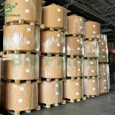 Giấy bìa cứng cao giấy đơn giản màu nâu 70gsm 80gsm Semi Extensible Kraft