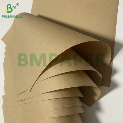 Bảng giấy Kraft màu nâu không phủ 70gsm75gsm Cho túi đóng gói xi măng Lớp bên ngoài có thể in