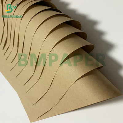 Bảng giấy Kraft màu nâu không phủ 70gsm75gsm Cho túi đóng gói xi măng Lớp bên ngoài có thể in