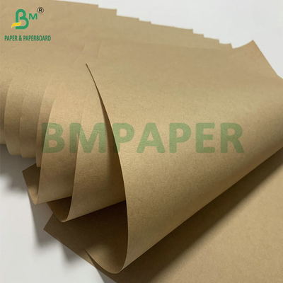 Bảng giấy Kraft màu nâu không phủ 70gsm75gsm Cho túi đóng gói xi măng Lớp bên ngoài có thể in