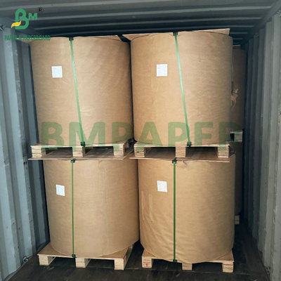 Bảng giấy Kraft màu nâu không phủ 70gsm75gsm Cho túi đóng gói xi măng Lớp bên ngoài có thể in
