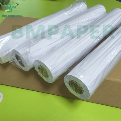 Bảng giấy Inkjet Plotter 30 X 150 CAD giấy cuộn 80gsm cho Inkjet định dạng rộng