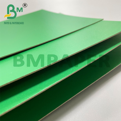 1.2mm 1.5mm Green Color Laminated Grey Back Board cho hộp đồ trang sức
