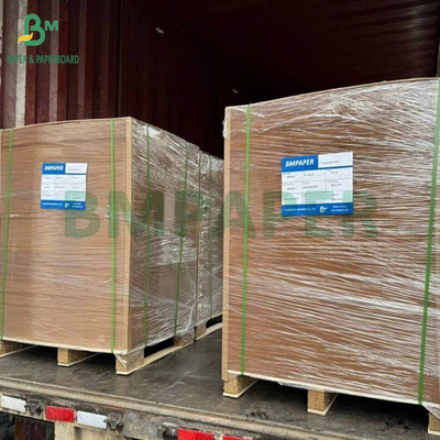 PE phủ một mặt giấy kraft màu nâu tấm lớn cho hộp ăn trưa 400gm + 15g