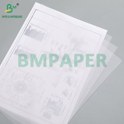 50g 83g Bảng giấy theo dõi trong suốt Bảng giấy bơ cho CAD Tốt hấp thụ mực