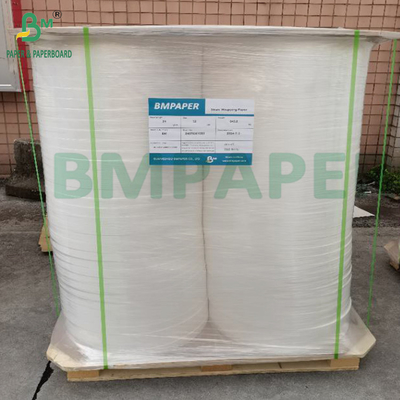 Chứng chỉ giấy cuộn 24in x 55yd White Chứng chỉ giấy cuộn xuyên suốt Chứng chỉ giấy