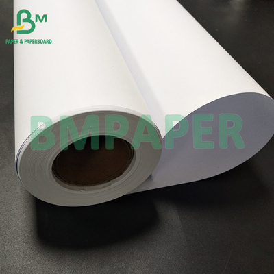 20LB trắng không có lớp phủ CAD giấy trái phiếu cho kỹ thuật 24 &quot;* 150ft cuộn