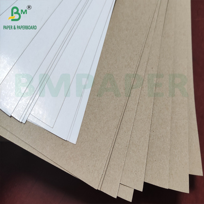 Một mặt phủ màu trắng sức mạnh vượt trội Kraftliner giấy trắng 140g-220g