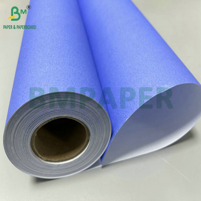 20lb 24 &quot;x 150ft không phủ giấy kỹ thuật số đơn màu tím xanh dương cho in CAD vẽ