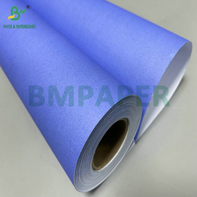 20lb 24 &quot;x 150ft không phủ giấy kỹ thuật số đơn màu tím xanh dương cho in CAD vẽ