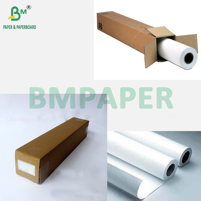 150gm 200gm Hai mặt giấy ảnh mờ màu trắng phủ CAD giấy trái phiếu 30m 50m cuộn