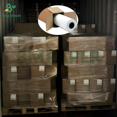 150gm 200gm Hai mặt giấy ảnh mờ màu trắng phủ CAD giấy trái phiếu 30m 50m cuộn