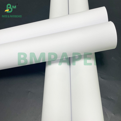 Màu trắng sáng 24lb 28lb Màu Inkjet Matte phủ Bond giấy cuộn 36inch x 150ft