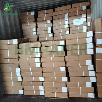 Màu trắng sáng 24lb 28lb Màu Inkjet Matte phủ Bond giấy cuộn 36inch x 150ft