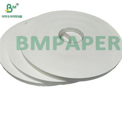 28gm Bảng giấy thực phẩm màu trắng và in để bọc giấy ống hút uống