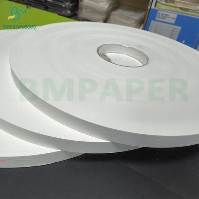 28gm Bảng giấy thực phẩm màu trắng và in để bọc giấy ống hút uống