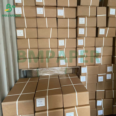 Bảng giấy liên kết màu trắng không phủ 20lb CAD cho injet in ấn 36 &quot;x 300&quot; 3 cuộn mỗi hộp