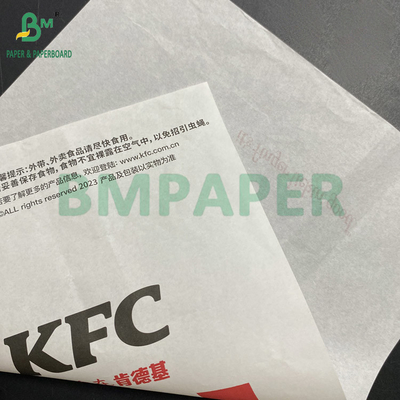 Bảng giấy trắng chống mỡ Bảng giấy bọc burger 35gr Kit3 40gr Kit7
