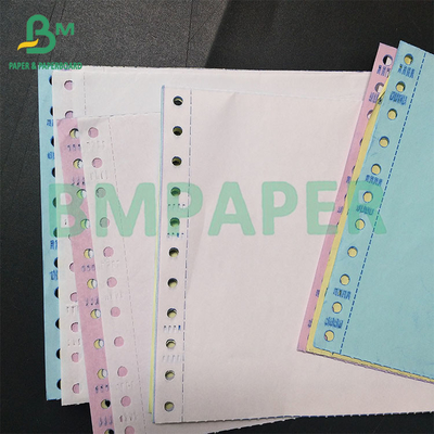 60GSM 75GSM màu sắc không carbon NCR ATM biên lai giấy cuộn CB CFB CF