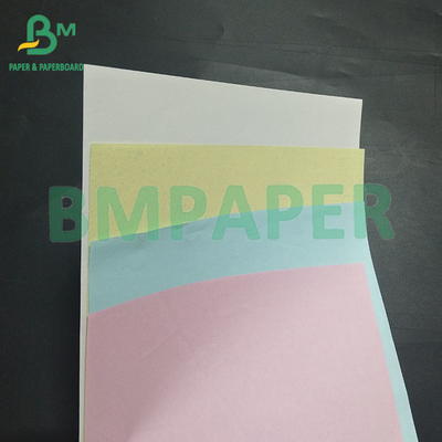 60GSM 75GSM màu sắc không carbon NCR ATM biên lai giấy cuộn CB CFB CF