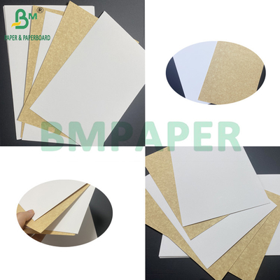 200gm 250gm Food Grade CKB Kraft Paper Board Clay White Coated Kraft Back Để đóng gói đồ uống