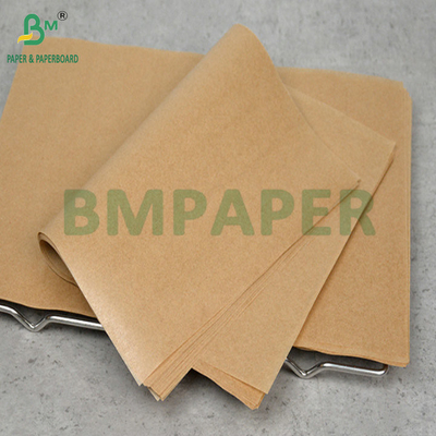 45gm 60gm Không dính nướng giấy da màu nâu 9 x 13 inch
