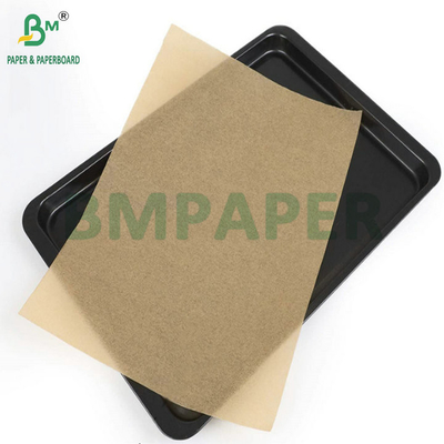 45gm 60gm Không dính nướng giấy da màu nâu 9 x 13 inch