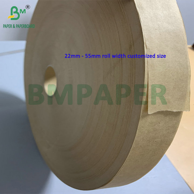 Mái nhỏ 30mm 32mm 24gsm 28gsm giấy bọc Kraft màu nâu cho đóng gói rơm
