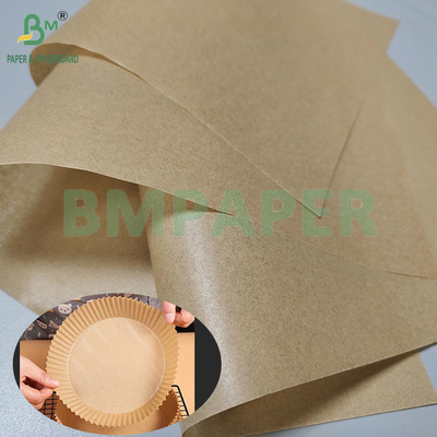 40GSM giấy nướng dùng một lần loại thực phẩm màu nâu cho lò vi sóng