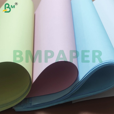 48-80 GSM Bảng giấy không cacbon có lớp phủ màu NCR