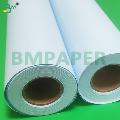 20lb kỹ thuật cao độ chính xác hai mặt màu xanh Plotter giấy cuộn