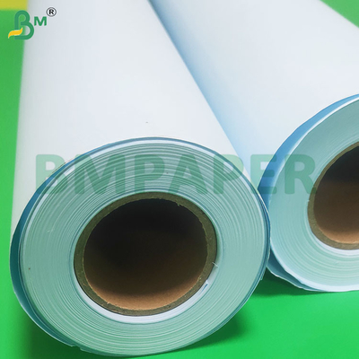 20lb kỹ thuật cao độ chính xác hai mặt màu xanh Plotter giấy cuộn