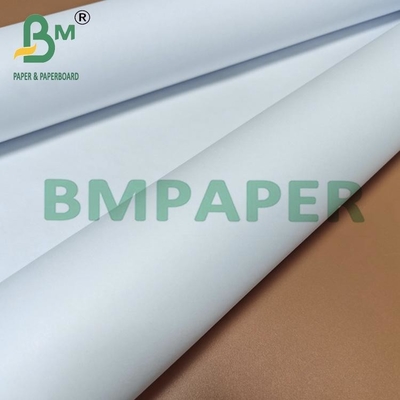 2 inch bề mặt mịn trắng CAD Plotter giấy liên kết 24Inch x 150ft