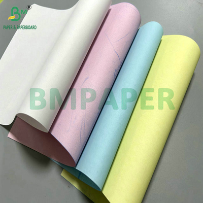 50gm 60gm 8,5 "x 14" màu hồng màu xanh lá cây giấy không carbon cho nhận hàng