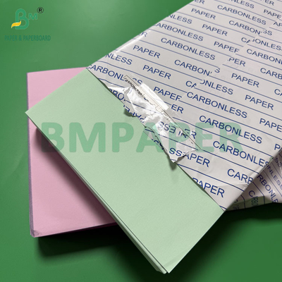 55 - 80gm Bảng giấy CF không carbon cho biên lai màu hồng sáng xanh dương màu vàng