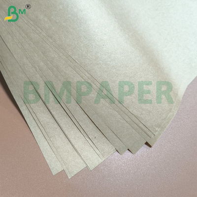 35grs Màu trắng & nâu MG Kraft giấy cuộn 60cm Gloss trên một mặt
