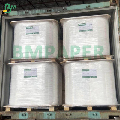 Bảng giấy bọc chích răng màu trắng loại thực phẩm 24 - 28GSM 26,5-32mm Độ rộng bột nguyên chất Kraft phân hủy sinh học