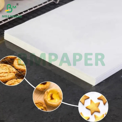 45gm 50gm Bạch trắng chống mỡ giấy để nướng PFAS miễn phí Kit 5 Kit 7