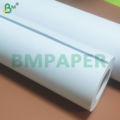 20lb màu trắng hiệu ứng in tốt định dạng lớn CAD Plotter giấy cuộn
