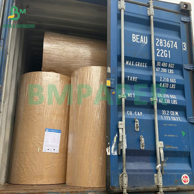 60gm loại thực phẩm Một mặt màu nâu sáng sợi Kraft giấy cuộn