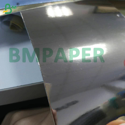 14pt 16pt Bảng giấy bạc 1 mặt bóng bạc trắng Lưng đóng gói