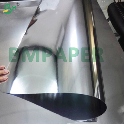 14pt 16pt Bảng giấy bạc 1 mặt bóng bạc trắng Lưng đóng gói