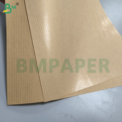 Độ bền cao 50gm Pure MG Ribbed Kraft Paper Roll 750mm