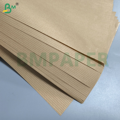 Độ bền cao 50gm Pure MG Ribbed Kraft Paper Roll 750mm