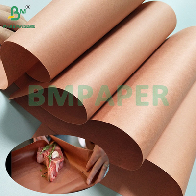 66gm 70gm không phủ giấy làm thịt màu hồng cho nướng 60cm * 50m