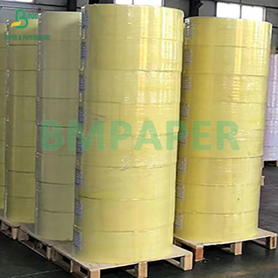 80gm CB CFB CF Carbonless Copy Paper Roll 242mm × 12000m Hình ảnh xanh