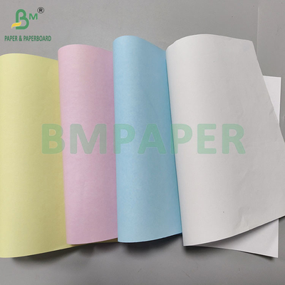 80gm CB CFB CF Carbonless Copy Paper Roll 242mm × 12000m Hình ảnh xanh