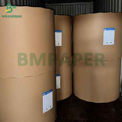 Bột gỗ nguyên thủy 30GSM đến 120GSM Bức giấy bọc kraft có ruột MG không tẩy trắng