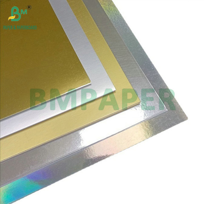 400gm 425gm vàng kim loại cardstock để làm hộp đóng gói