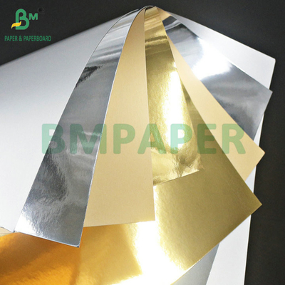 400gm 425gm vàng kim loại cardstock để làm hộp đóng gói